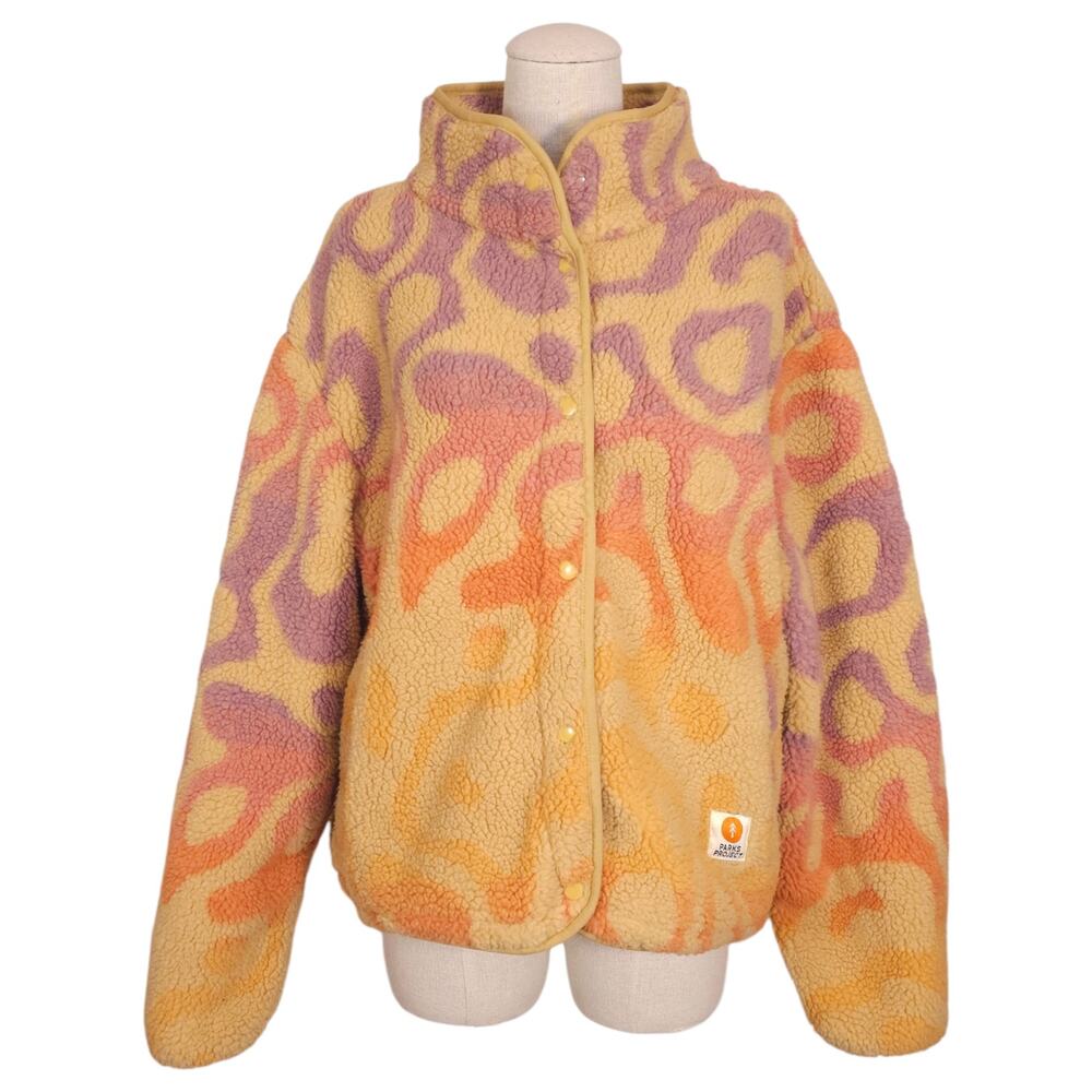 Parks Project Yellowstone Geysers High Pile Fleece Jacket Sz Medium